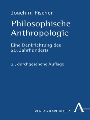 cover image of Philosophische Anthropologie